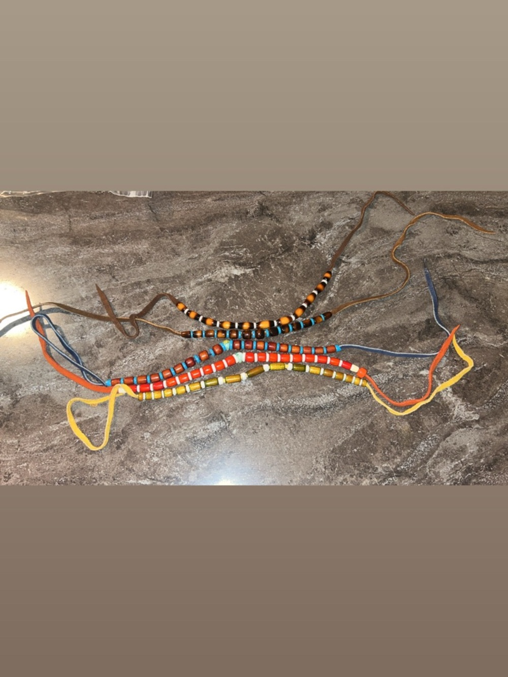 Handmade Multicolor Beaded Wrap Bracelet Set